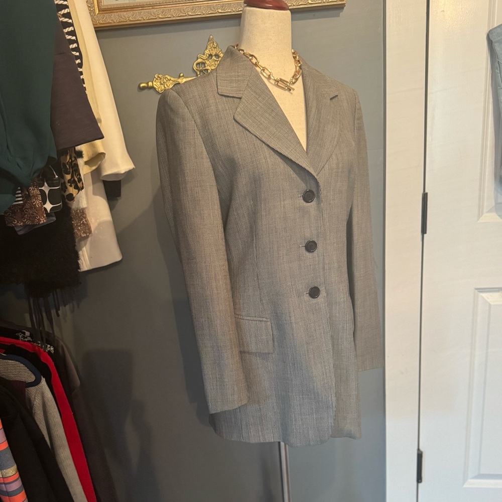 Escada Margaretha Ley Wool Single Breasted Blazer - Picture 6 of 6